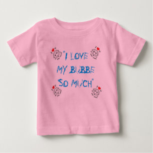 T-SHIRTS BABY SNAP BOTTOM EU ADORO BURACO DE TURQUIA DE BÊB