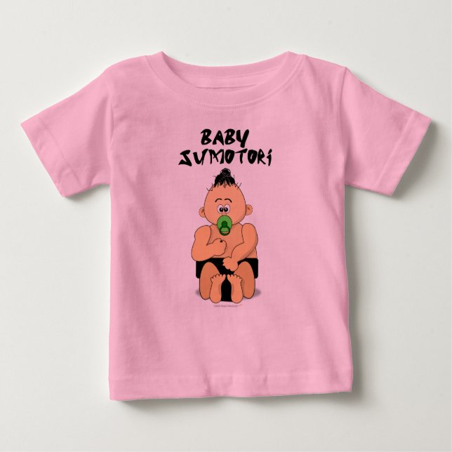 T-shirts Baby Sumo Wrestler Organic (Frente)
