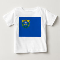 Baby T Shirt com Flag de Nevada