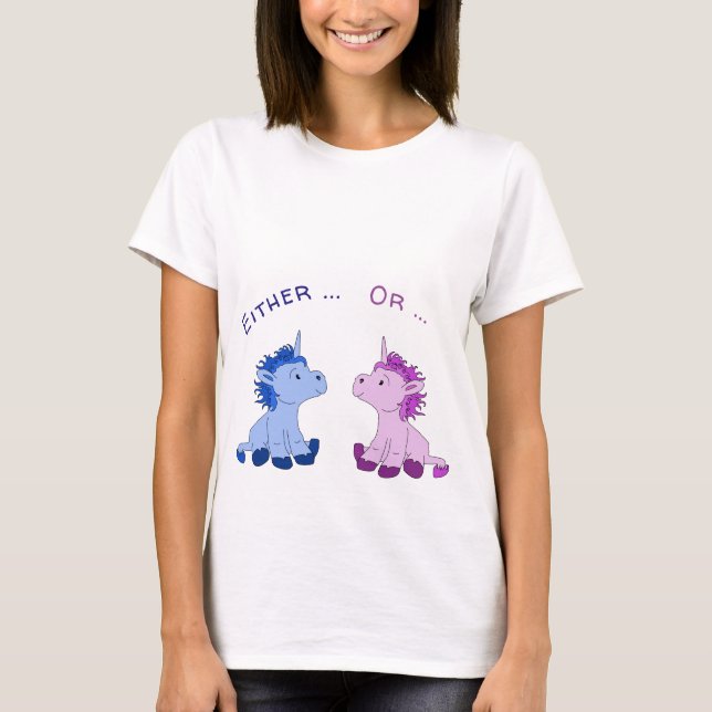 T-shirts Baby Unicorn Ou ... ou ... (Frente)