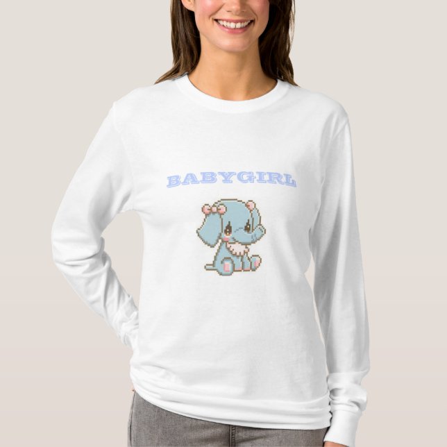 T-shirts Babygirl Longsleeve (Frente)