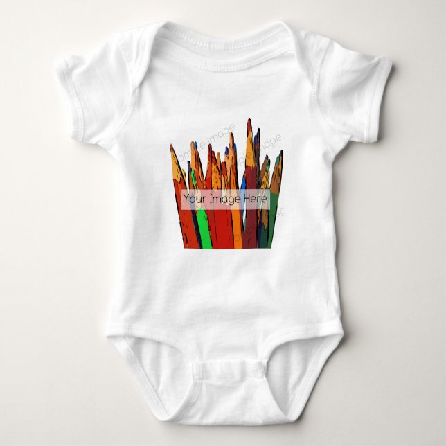T-shirts Babygro personalizado (Frente)