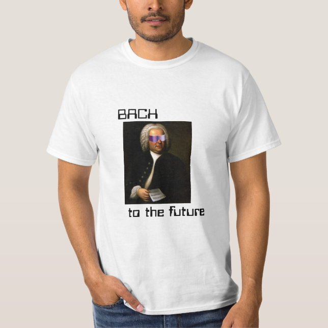 T-shirts Bach to the futuro (Frente)