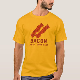 T-shirts Bacon, a carne da entrada