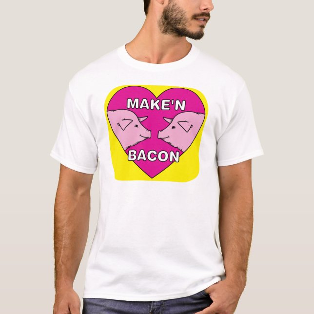 T-shirts Bacon de Make'n (Frente)