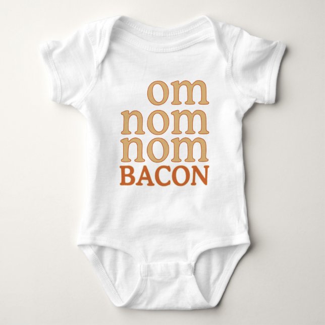 T-SHIRTS BACON DE OM NOM NOM (Frente)