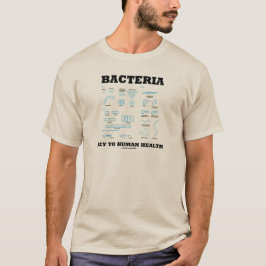 T-shirts Bactérias Chave Da Morfologia Da Saúde Humana