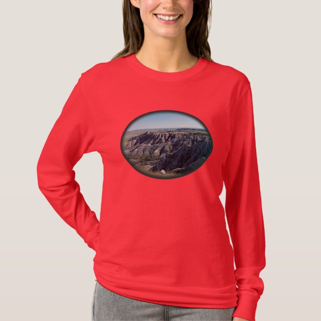 T-shirts Badlands (Dakota do Sul) (Frente)