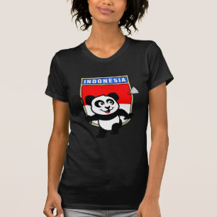 T-shirts Badminton Indonésia Panda