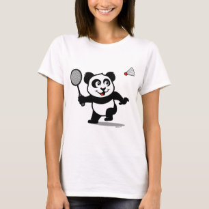 T-shirts Badminton Panda