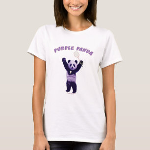 T-shirts Badminton roxo da panda