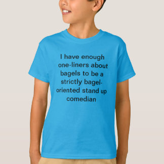 T-shirts bagel comediante