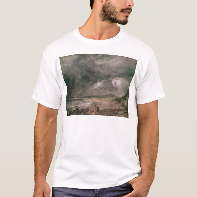 T-shirts Baía de John Constable | Weymouth com aproximação (Frente)