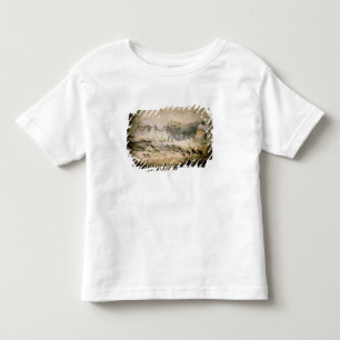 T-shirts Balance a pintura de uma vaca preta, c.17000 BC