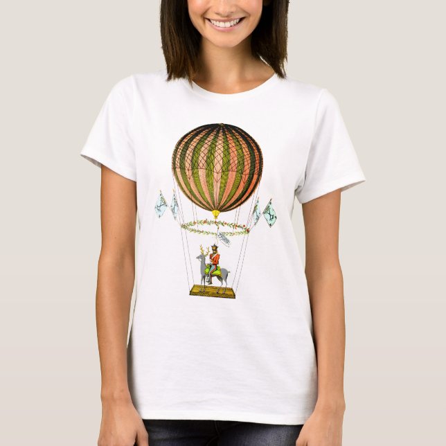 T-shirts Balão de Ar Quente Zephire 2 (Frente)
