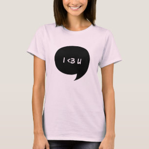 T-shirts Balão de Diálogo Clássico e Gráfico em Negrito