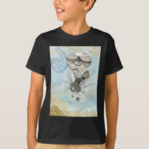 T-shirts balão de steampunk