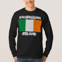 Balbriggan, Irlanda com bandeira irlandesa