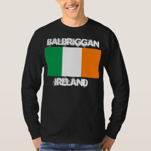 T-shirts Balbriggan, Irlanda com bandeira irlandesa