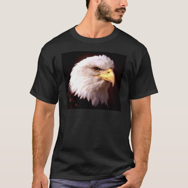 T-shirts Bald Eagle American Eagle (Frente)