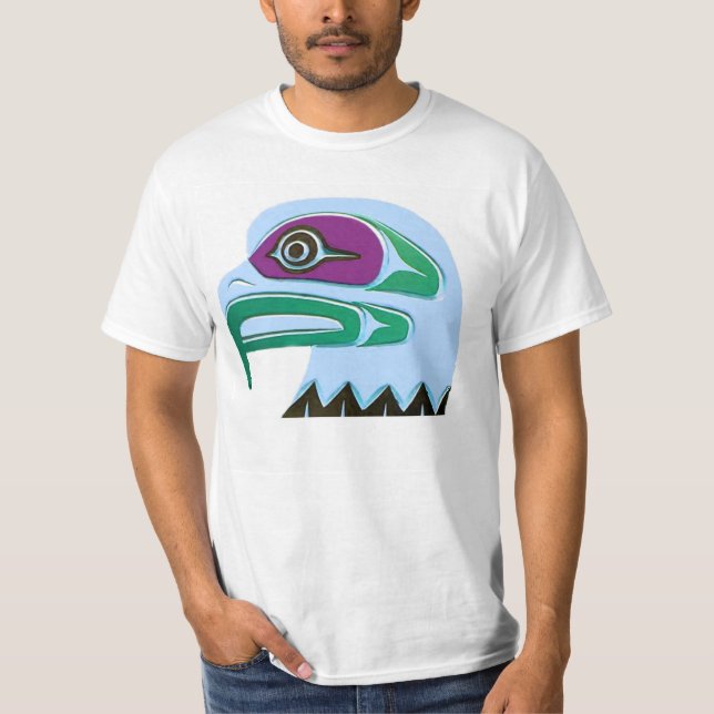 T-shirts Bald Eagle Totem (Frente)