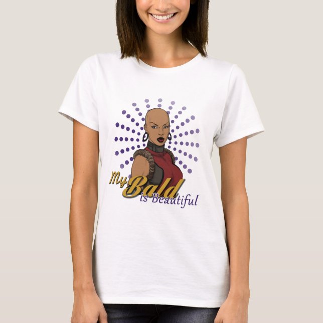 T-shirts Bald-Is-Beautiful.png (Frente)