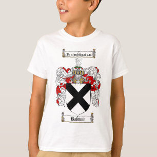 T-SHIRTS BALDWIN FAMILY CREST -  BALDWIN COAT OF ARMS