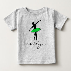 T-shirts Balé Personalizado Pequeno Dançarino Ballerina