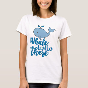 T-shirts Baleia Alô Ali Cartoon De Baleia Fofo De Baleia