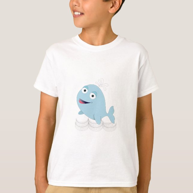 T-shirts Baleia Azul (Frente)
