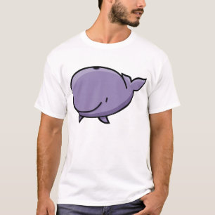 T-shirts Baleia dos desenhos animados