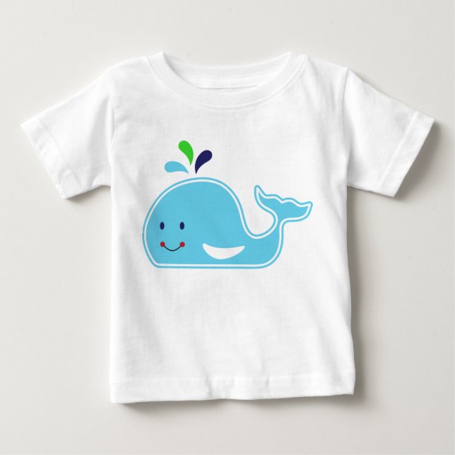T-shirts Baleia-Menino (Frente)