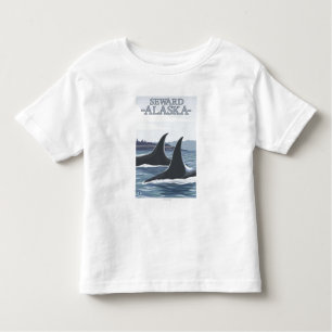 T-shirts Baleias #1 da orca - Seward, Alaska