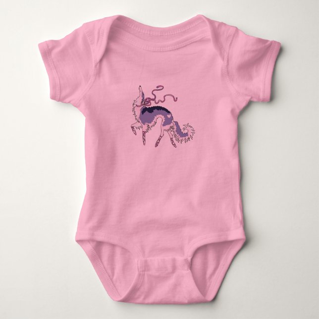 T-shirts Balerina Borzoi Tutu Infantil (Frente)