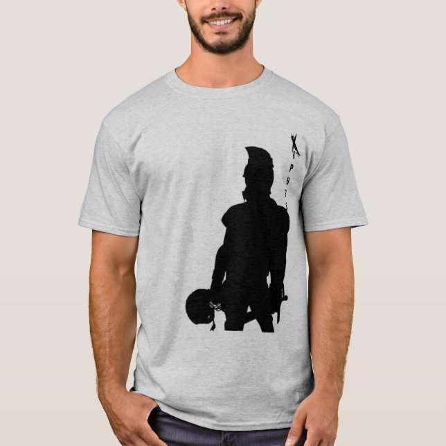 T-shirts Baller espartano Xiphos (Frente)
