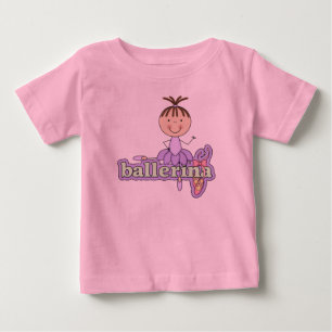 T-shirts Ballerina - Body com Tutu Lilás Baby