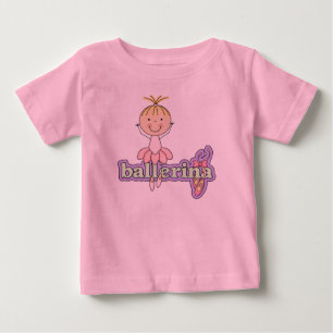 T-shirts Ballerina - Bodysuit Tutu Rosa Bebê