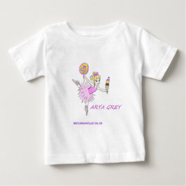 T-shirts Ballerina com nome personalizado
