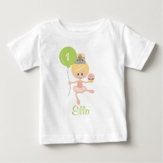 T-shirts Ballerina First Birthday Shirt Blona