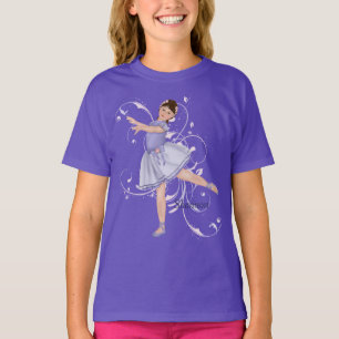 T-shirts Ballerina Girl Pastel