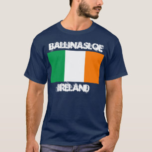 T-shirts Ballinasloe, Irlanda com bandeira irlandesa