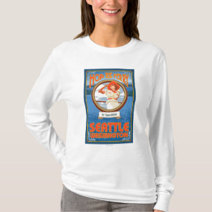 T-shirts Balsa da equitação da mulher - Seattle, Washingt
