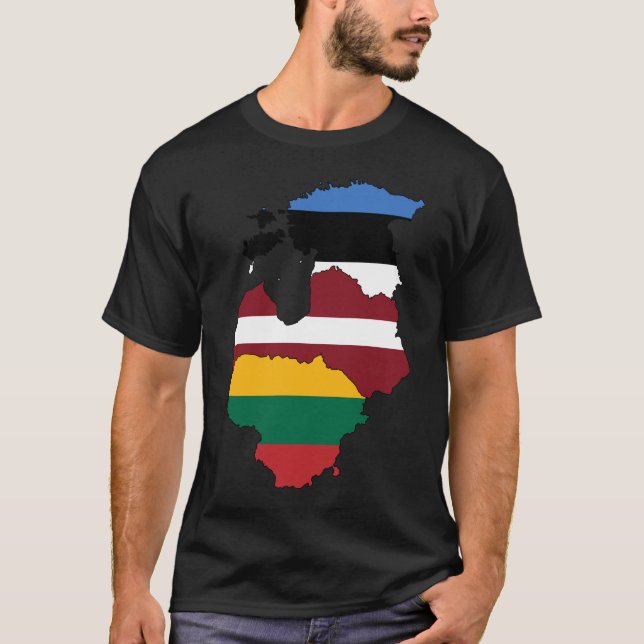 T-shirts Baltic States (Frente)