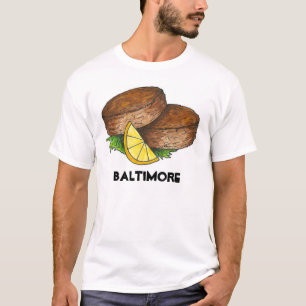 T-shirts Baltimore Maryland Crab Cake Crabcake Comida de ma