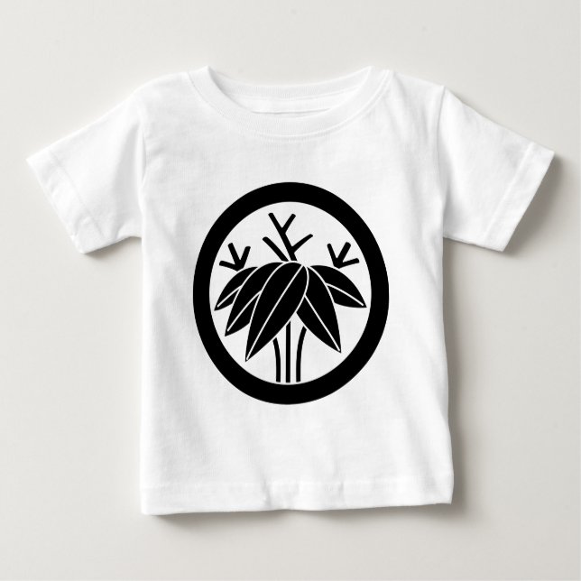 T-shirts Bambu com raiz em círculo (Frente)