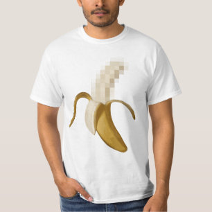 T-shirts Banana descascada suja