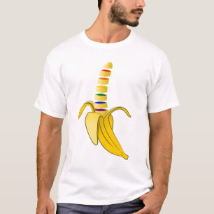 T-shirts Banana Orgulho gay Flag Design