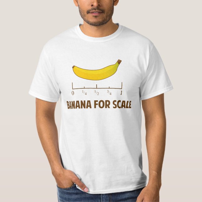 T-shirts Banana Para Escala (Frente)