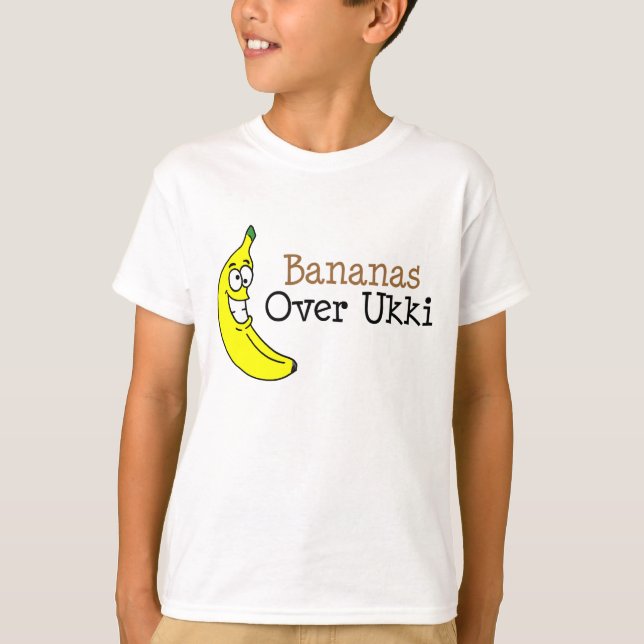 T-shirts Bananas Sobre Ukki (Frente)