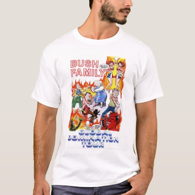 T-shirts Banda da família de Bush (Frente)